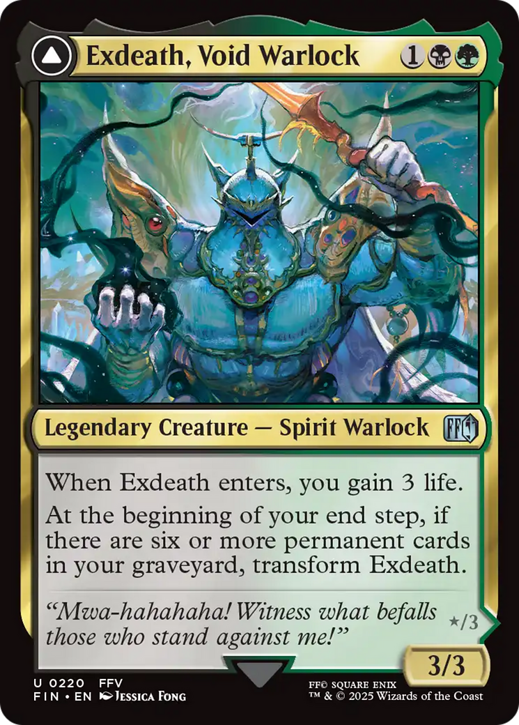 Exdeath, Void Warlock // Neo Exdeath, Dimension's End [FIN-220]