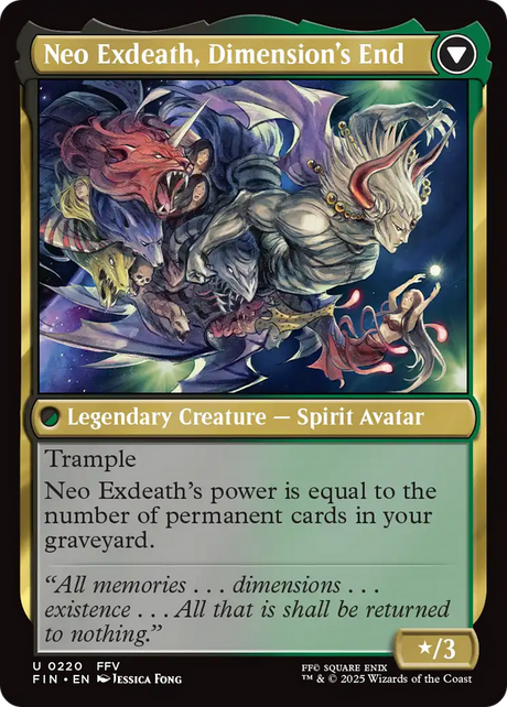 Exdeath, Void Warlock // Neo Exdeath, Dimension's End [FIN-220]