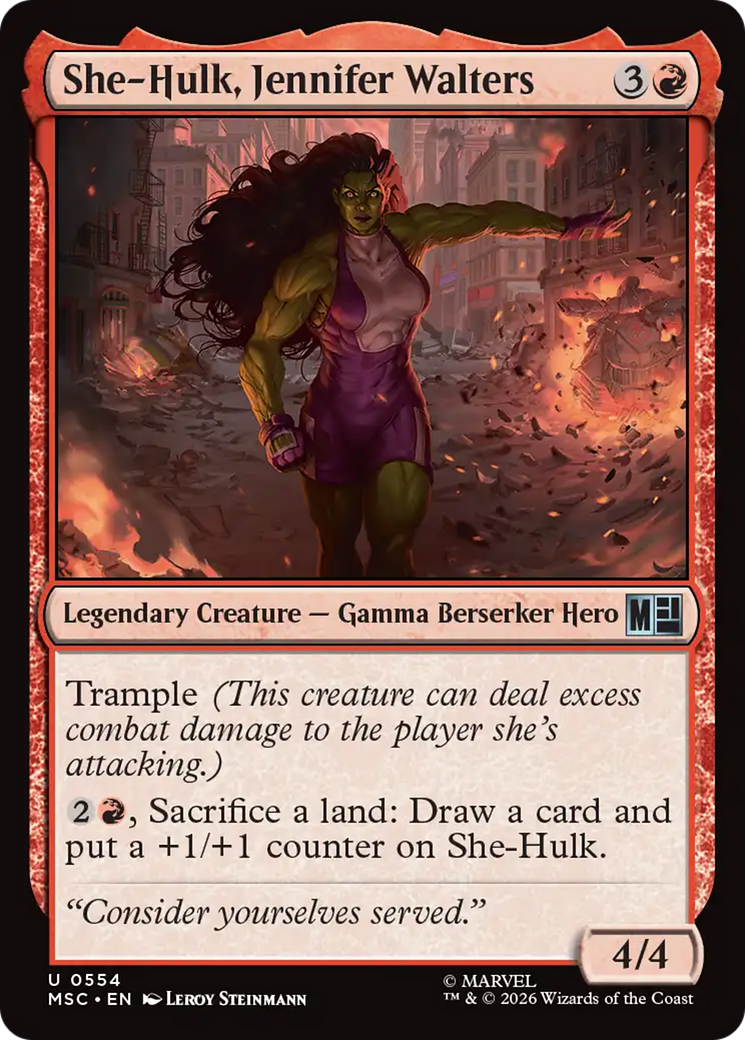 She-Hulk, Jennifer Walters [MSC-554]