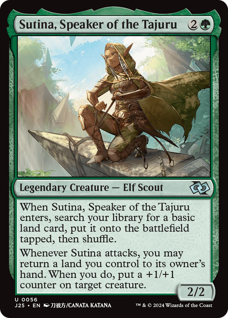 Sutina, Speaker of the Tajuru [J25-56]