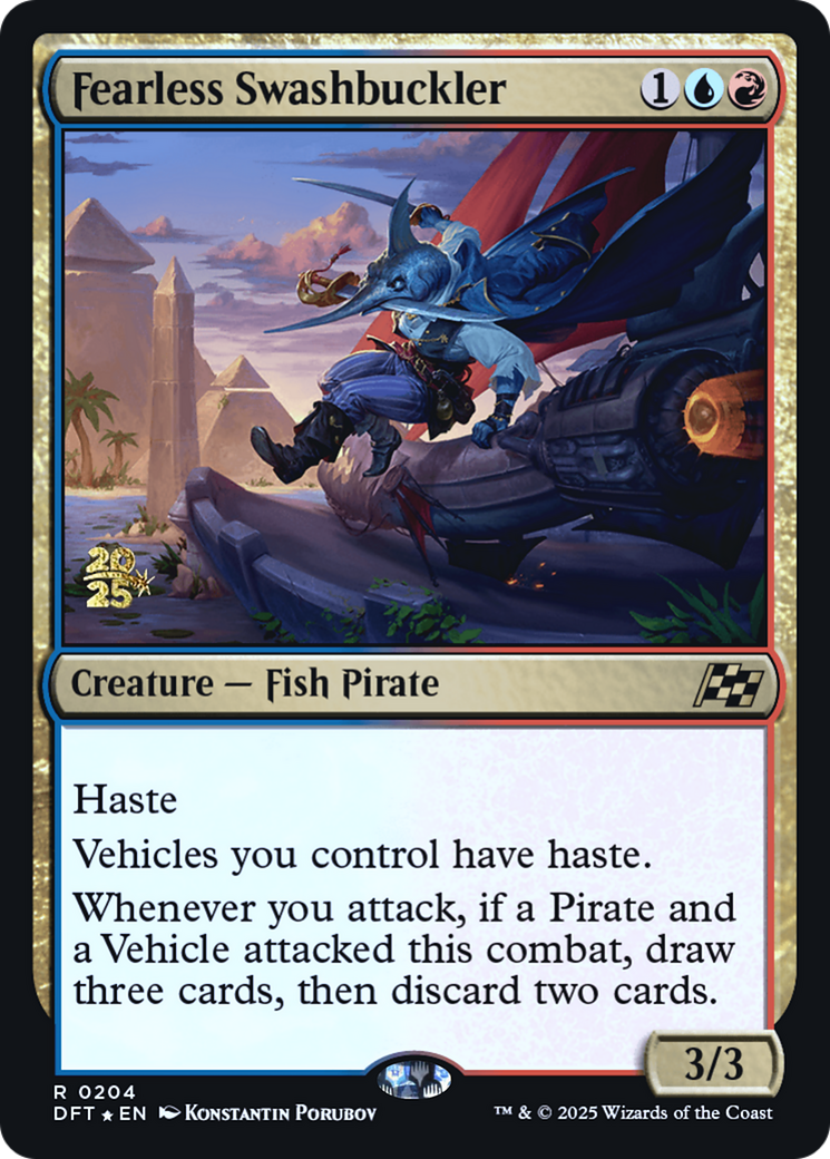Fearless Swashbuckler - Prerelease Promo [PDFT-204s]