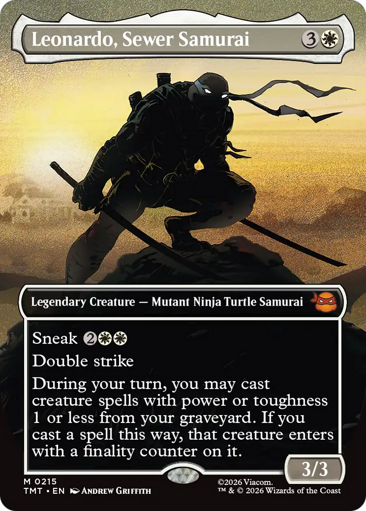 Leonardo, Sewer Samurai - Borderless [TMT-215]