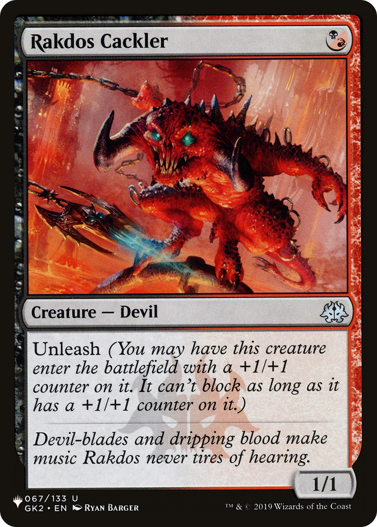 Rakdos Cackler [PLST-GK2-67]
