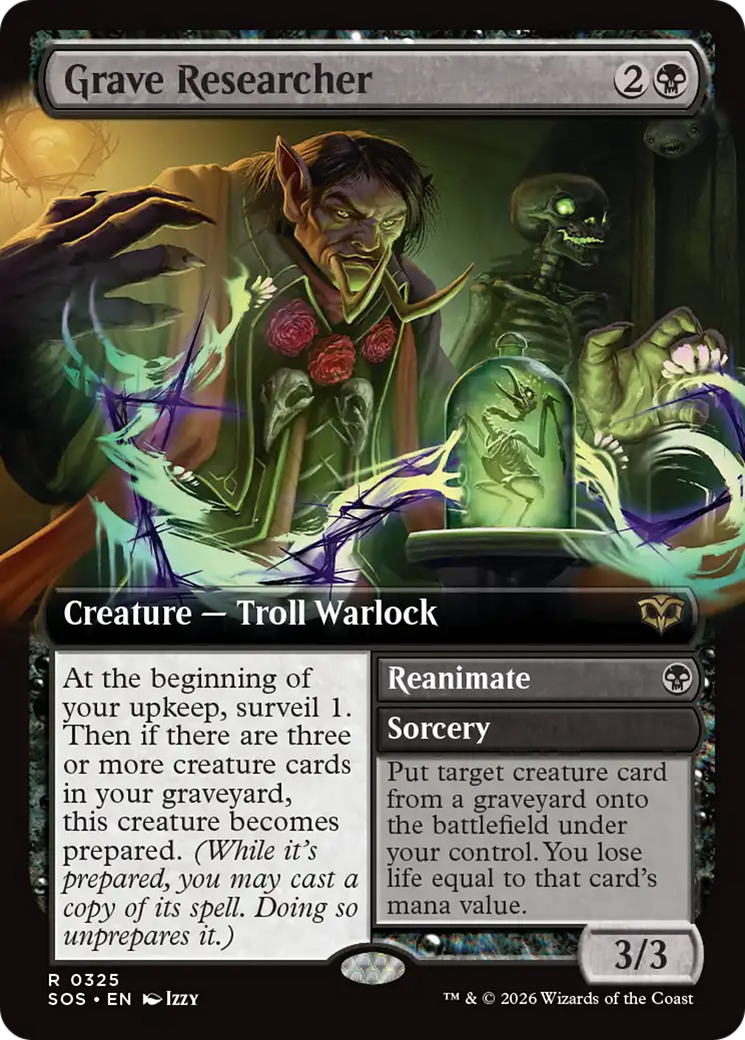 Grave Researcher // Reanimate - Extended Art [SOS-325]