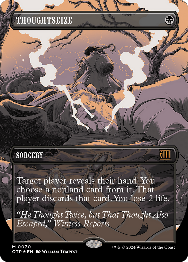Thoughtseize - Borderless - Textured Foil [OTP-70]