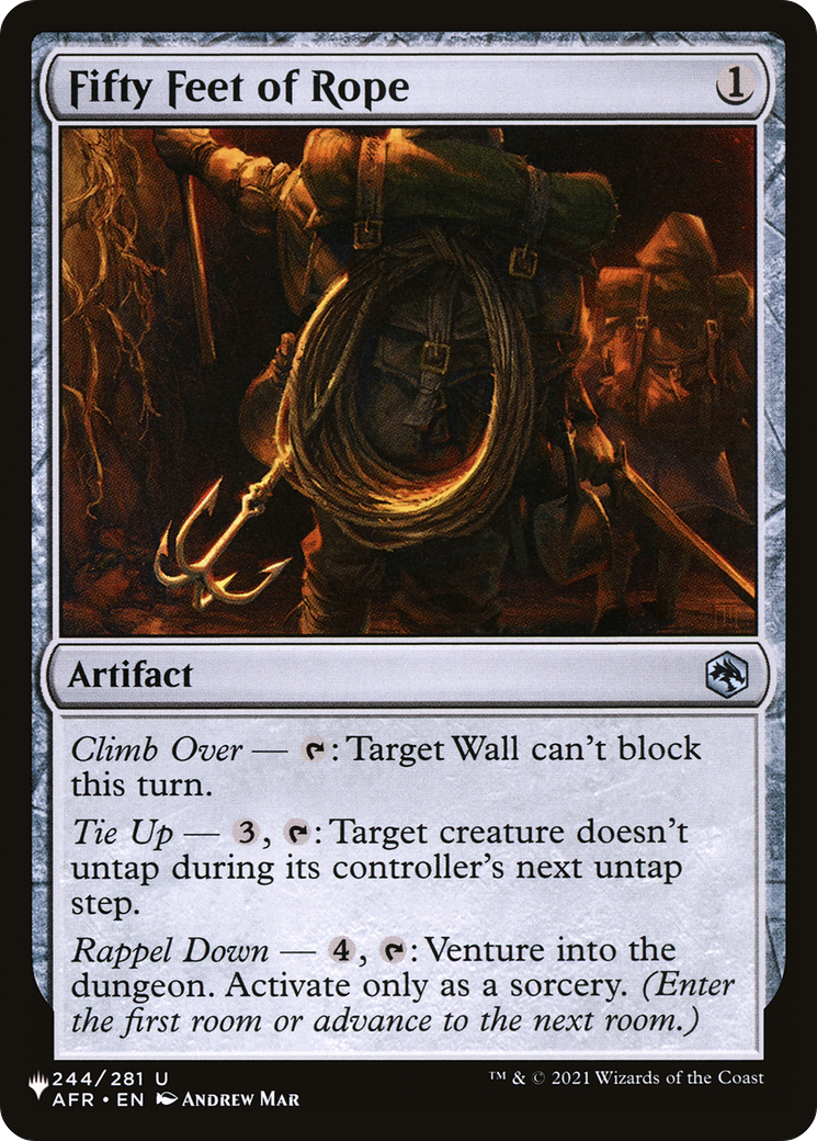 Fifty Feet of Rope [PLST-AFR-244]