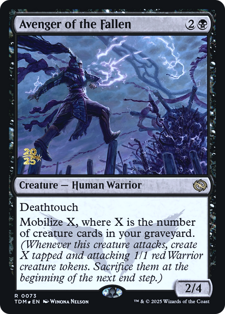 Avenger of the Fallen - Prerelease Promo [PTDM-73s]
