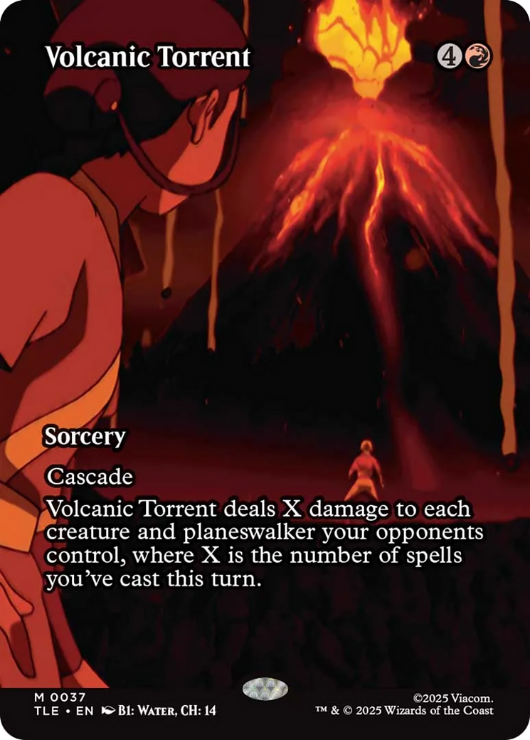 Volcanic Torrent - Borderless - Full Art [TLE-37]