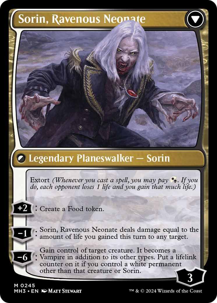 Sorin of House Markov // Sorin, Ravenous Neonate [MH3-245]
