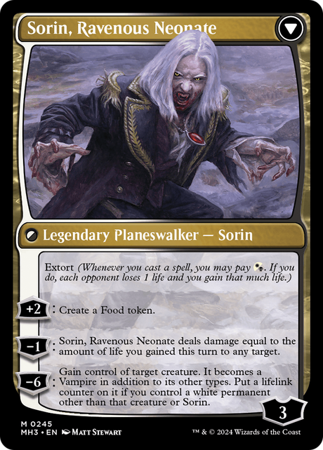 Sorin of House Markov // Sorin, Ravenous Neonate [MH3-245]