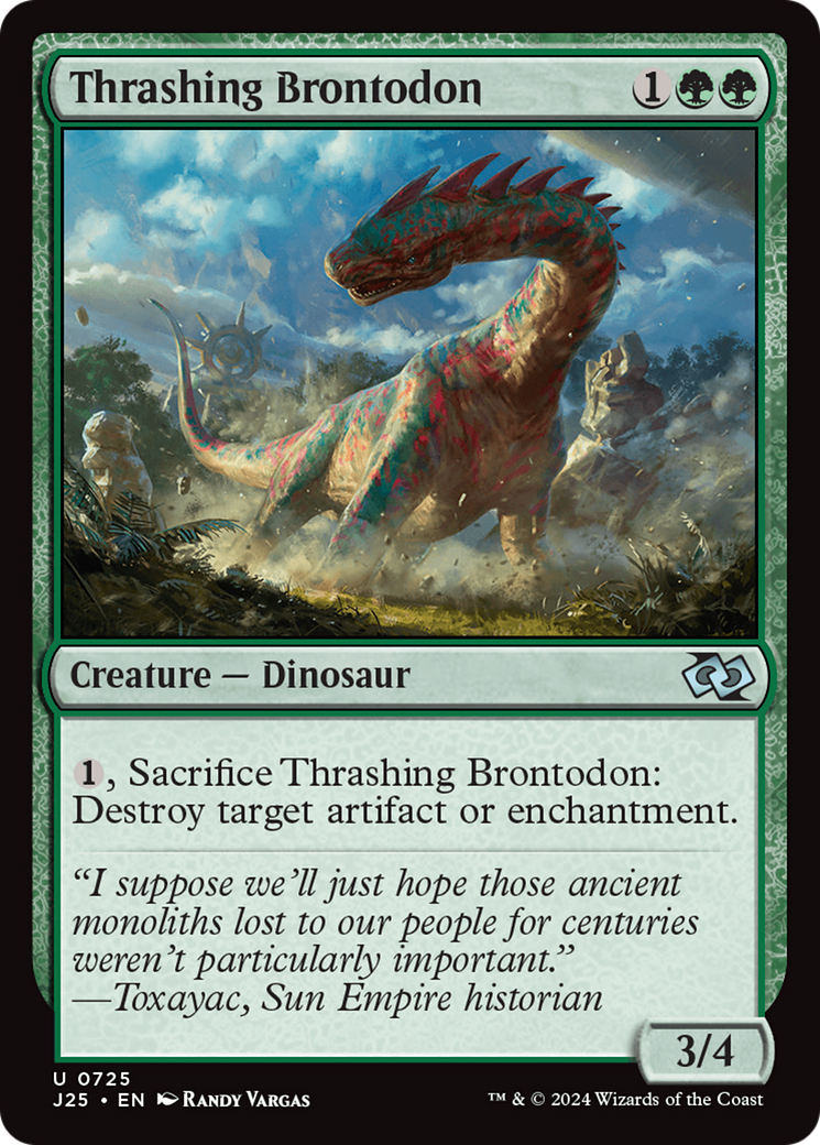 Thrashing Brontodon [J25-725]