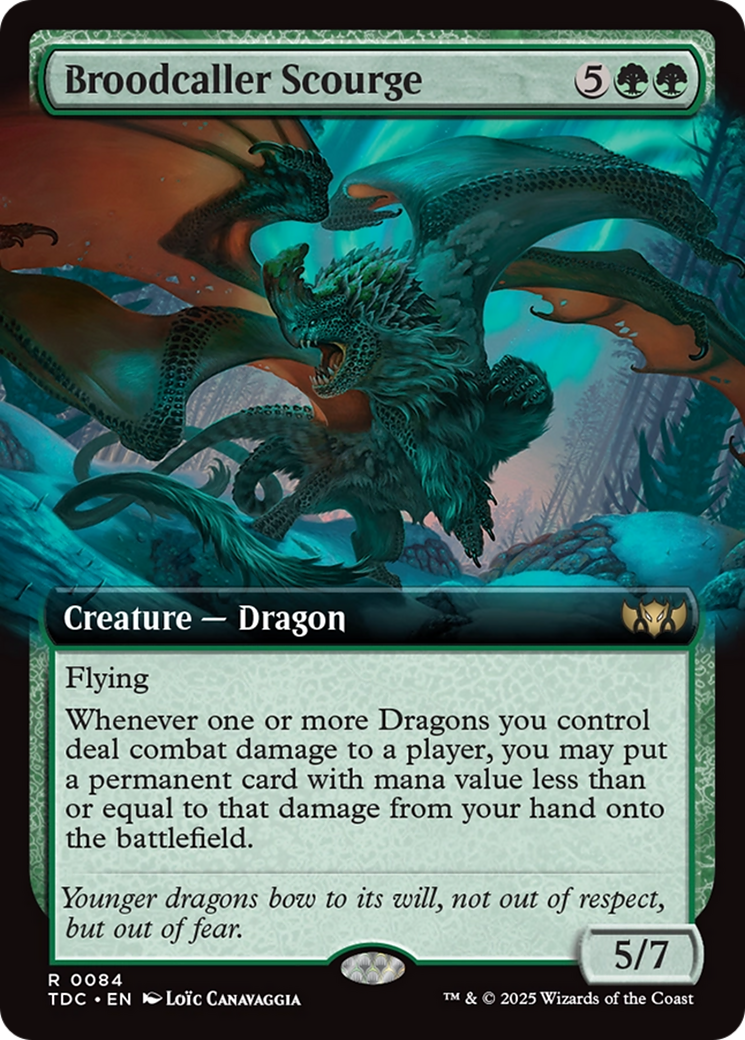 Broodcaller Scourge - Extended Art [TDC-84]
