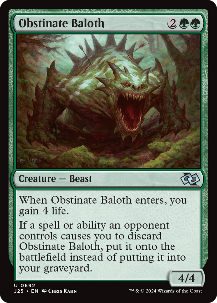 Obstinate Baloth [J25-692]