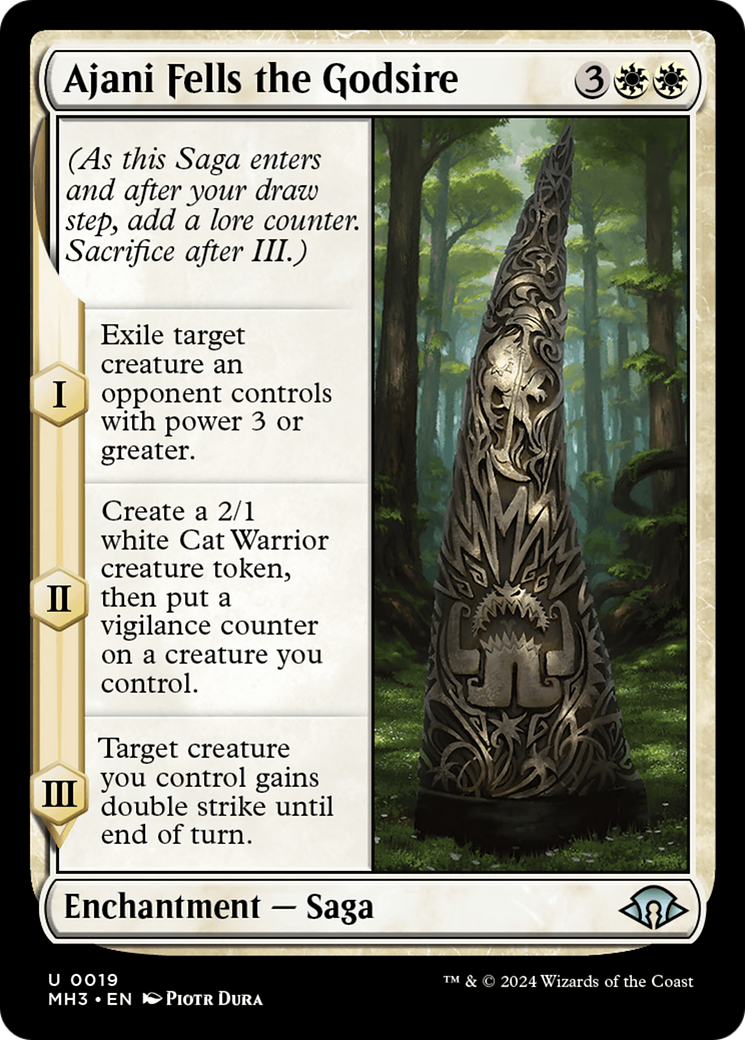 Ajani Fells the Godsire [MH3-19]