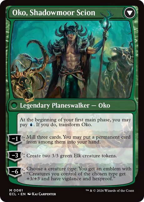 Oko, Lorwyn Liege // Oko, Shadowmoor Scion [ECL-61]