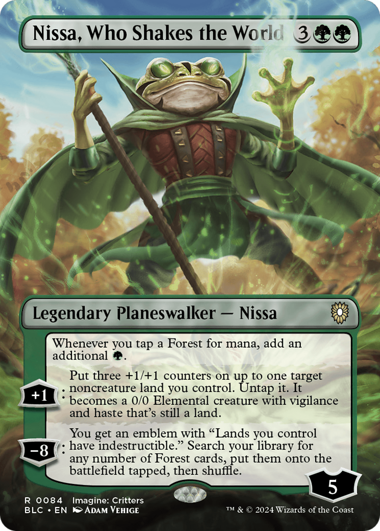 Nissa, Who Shakes the World - Borderless [BLC-84]