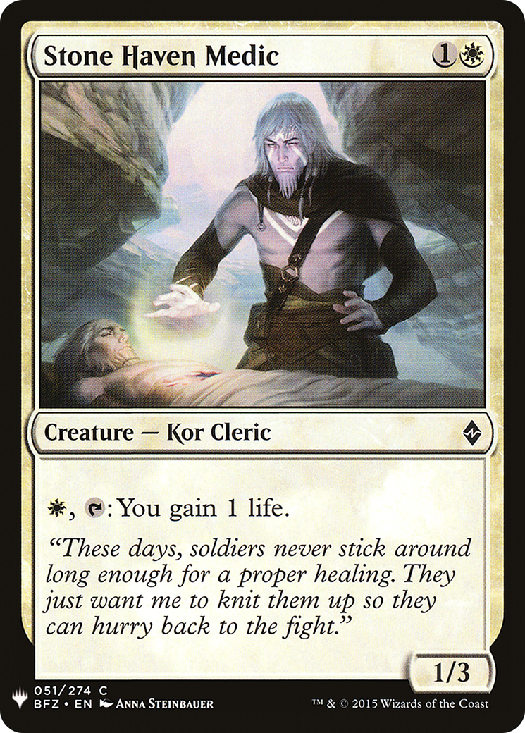 Stone Haven Medic [PLST-BFZ-51]