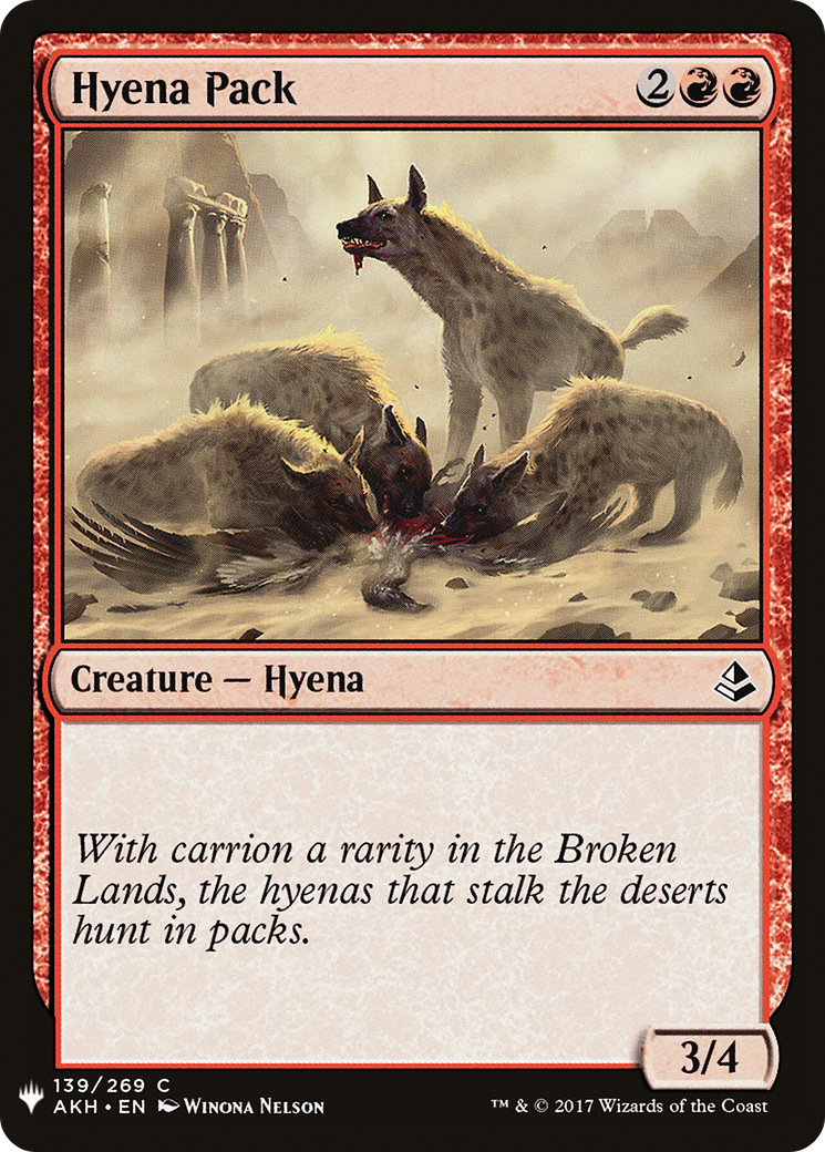 Hyena Pack [PLST-AKH-139]