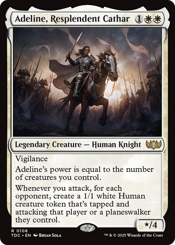 Adeline, Resplendent Cathar [TDC-108]