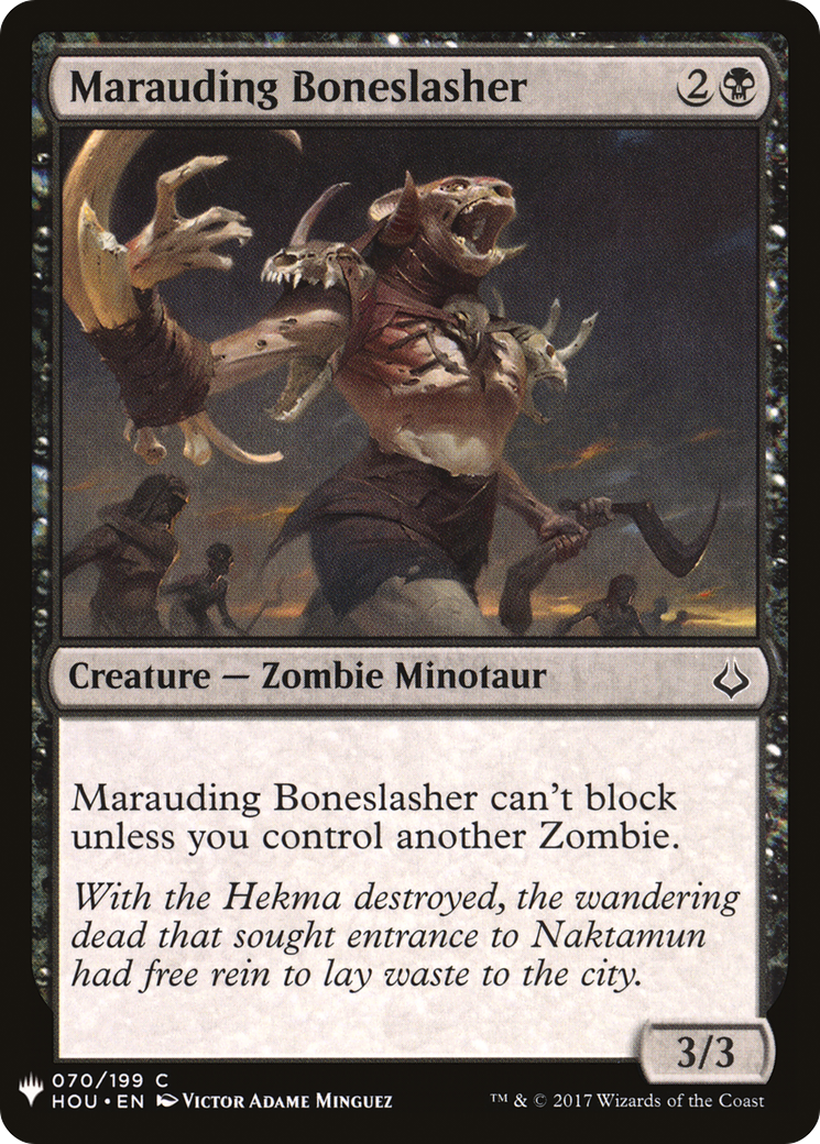 Marauding Boneslasher [PLST-HOU-70]