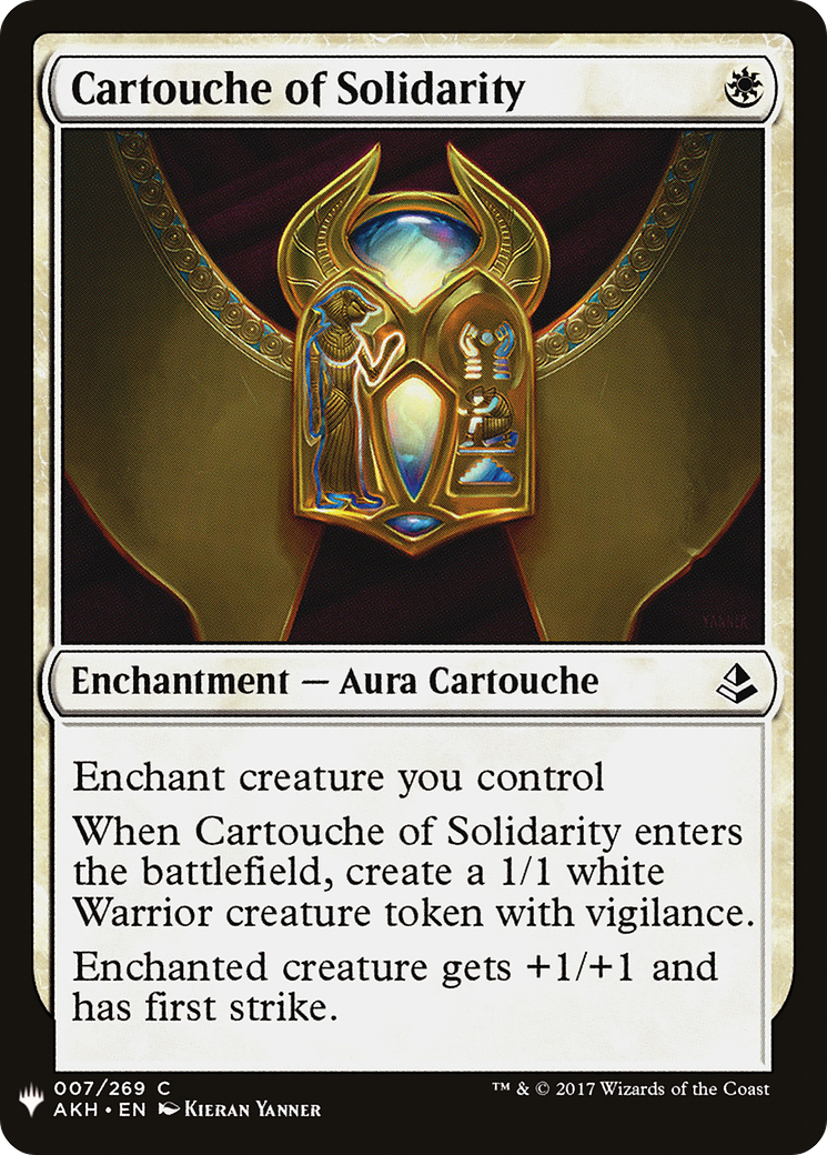 Cartouche of Solidarity [PLST-AKH-7]