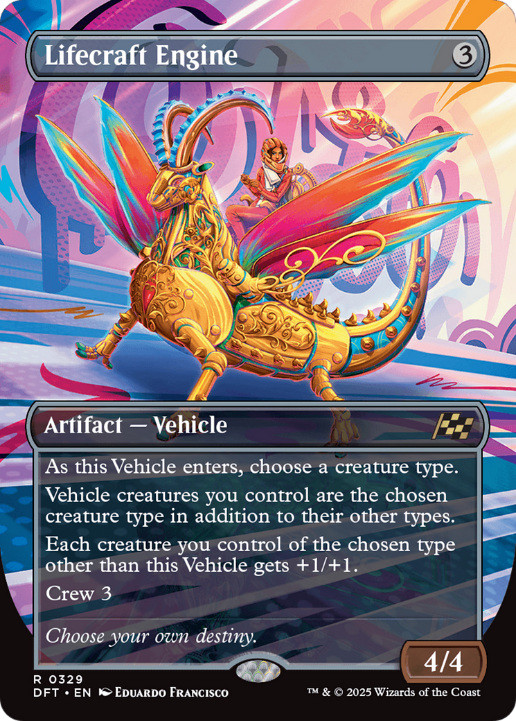 Lifecraft Engine - Borderless - Full Art [DFT-329]