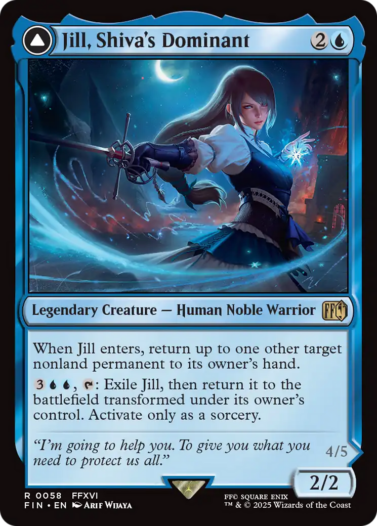 Jill, Shiva's Dominant // Shiva, Warden of Ice [FIN-58]