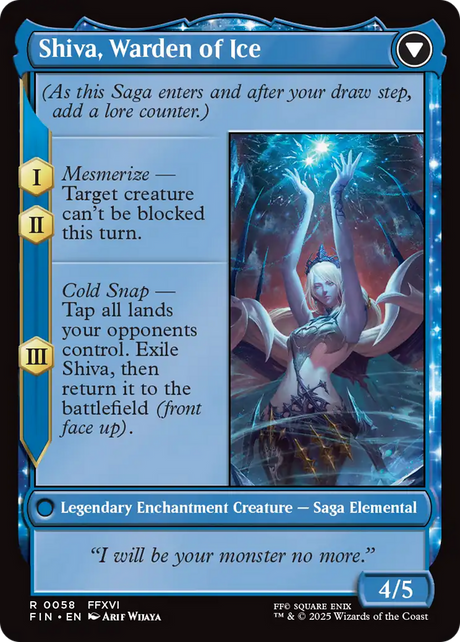 Jill, Shiva's Dominant // Shiva, Warden of Ice [FIN-58]