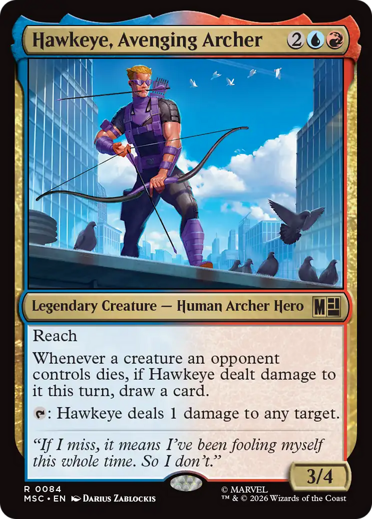 Hawkeye, Avenging Archer [MSC-84]