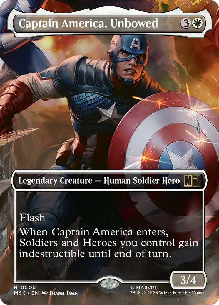 Captain America, Unbowed - Borderless [MSC-505]