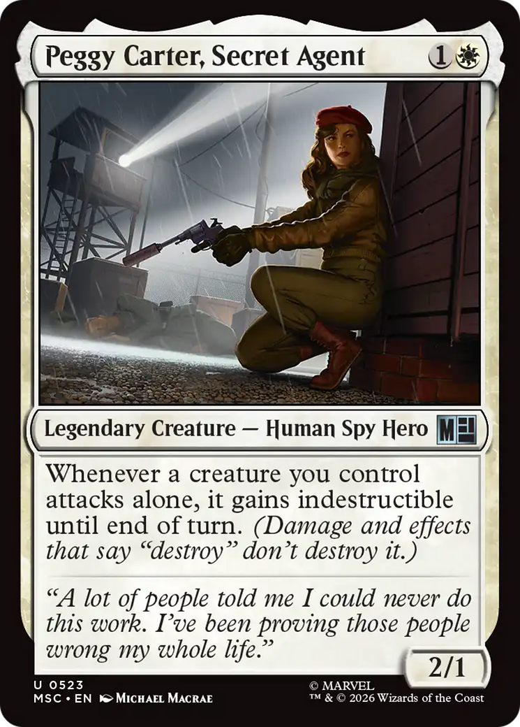 Peggy Carter, Secret Agent [MSC-523]