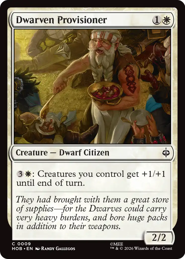 Dwarven Provisioner [HOB-9]