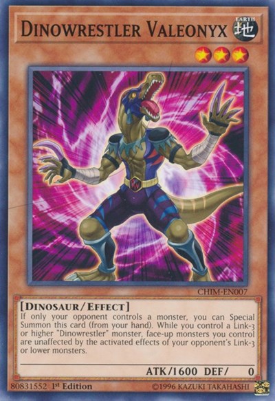 Dinowrestler Valeonyx (Common) [CHIM-EN007-C]