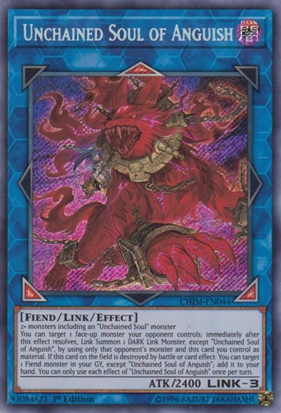 Unchained Soul of Anguish (Secret Rare) [CHIM-EN044-SeR]