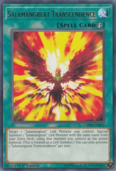 Salamangreat Transcendence (Rare) [CHIM-EN052-R]