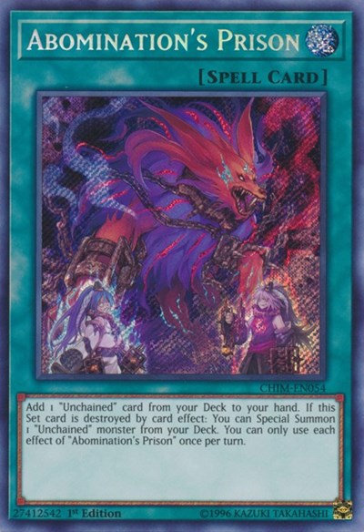 Abomination's Prison (Secret Rare) [CHIM-EN054-SeR]