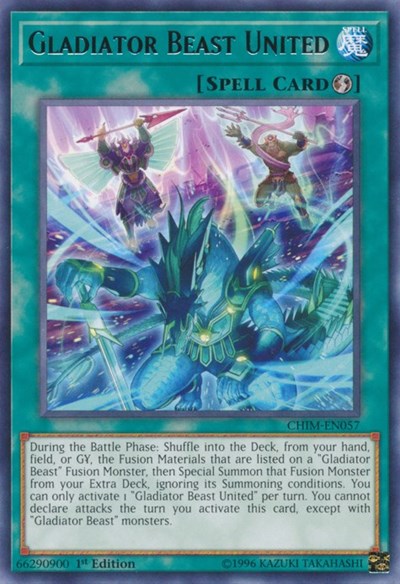 Gladiator Beast United (Rare) [CHIM-EN057-R]