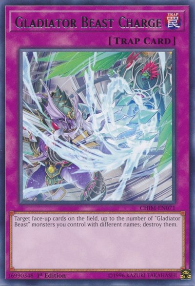 Gladiator Beast Charge (Rare) [CHIM-EN071-R]