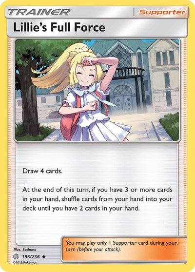 Lillie's Full Force - 196/236 (Uncommon) [CEC-196-U]