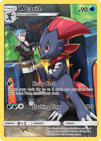 Weavile - 238/236 (Secret Rare) [CEC-238-SR]