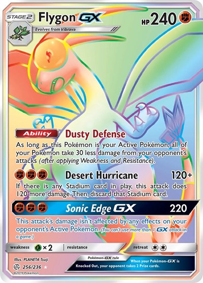 Flygon GX - 256/236 (Secret Rare) [CEC-256-SR]