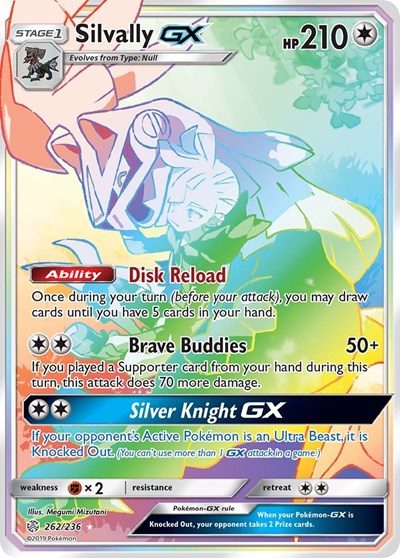 Silvally GX - 262/236 (Secret Rare) [CEC-262-SR]