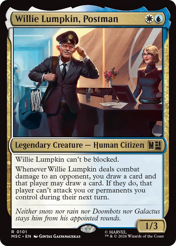 Willie Lumpkin, Postman [MSC-101]