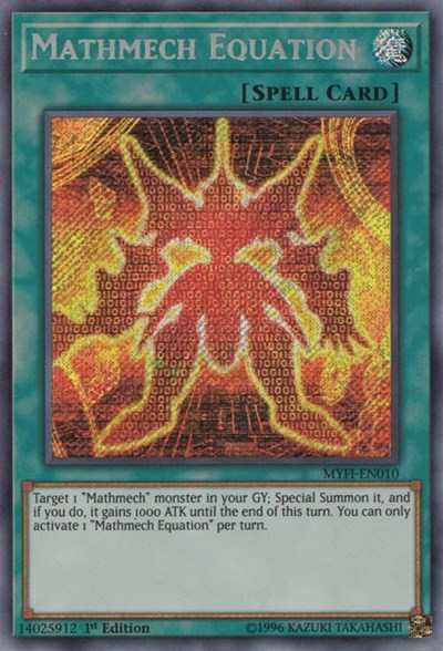 Mathmech Equation (Secret Rare) [MYFI-EN010-SeR]