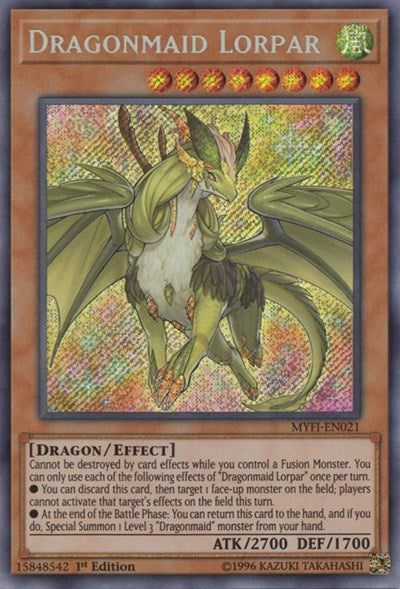 Dragonmaid Lorpar (Secret Rare) [MYFI-EN021-SeR]