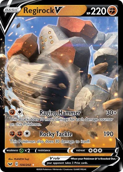 Regirock V - 104/202 (Ultra Rare) [SSH-104-UR]