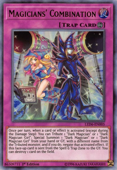 Magicians' Combination (Ultra Rare) [LED6-EN005-UR]