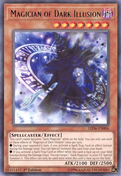 Magician of Dark Illusion (Rare) [LED6-EN006-R]
