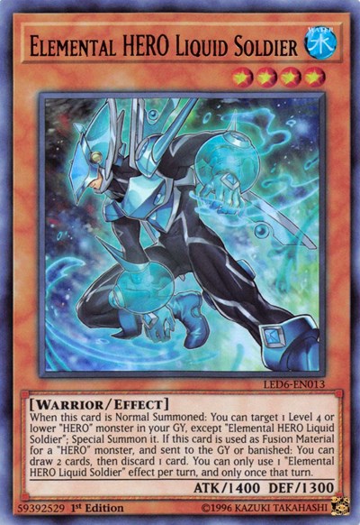 Elemental HERO Liquid Soldier (Ultra Rare) [LED6-EN013-UR]