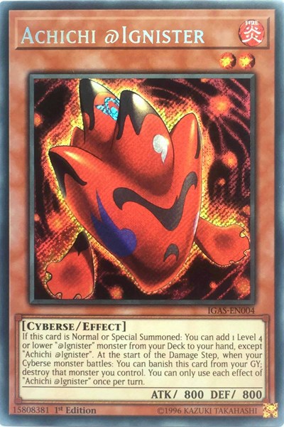 Achichi @Ignister (Secret Rare) [IGAS-EN004-SeR]